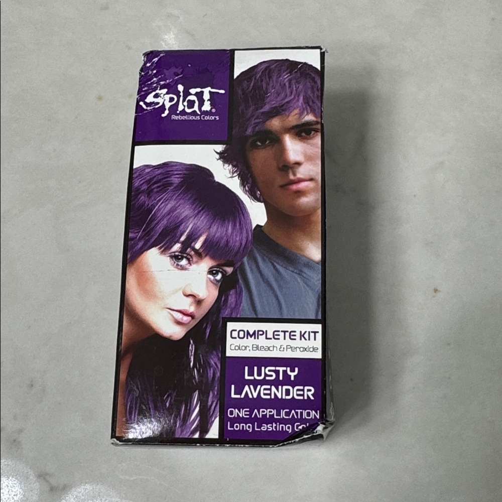 Splat lusty, lavender long lasting color hair color dye